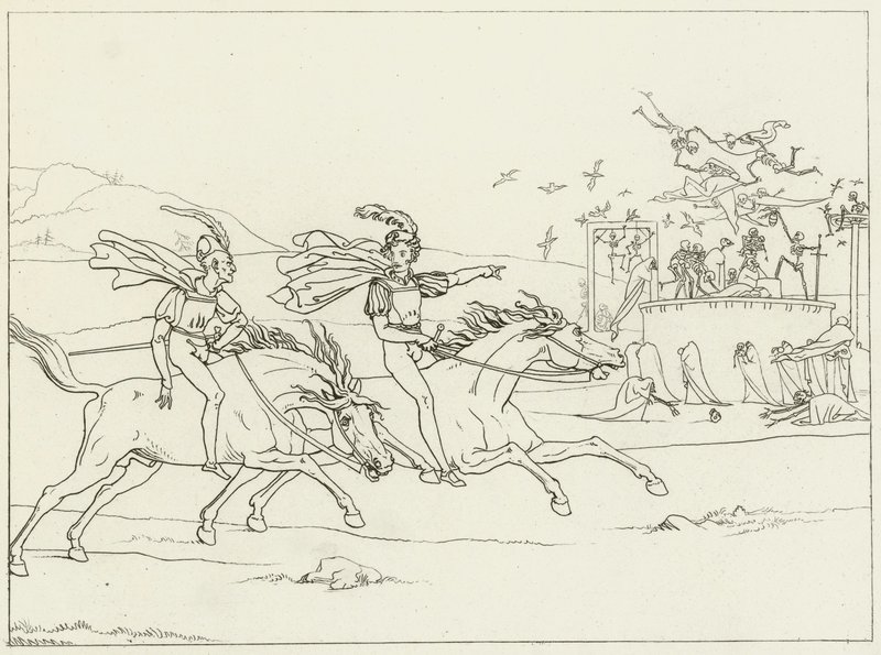 Illustration pour le Faust de Goethe - Friedrich August Moritz Retzsch