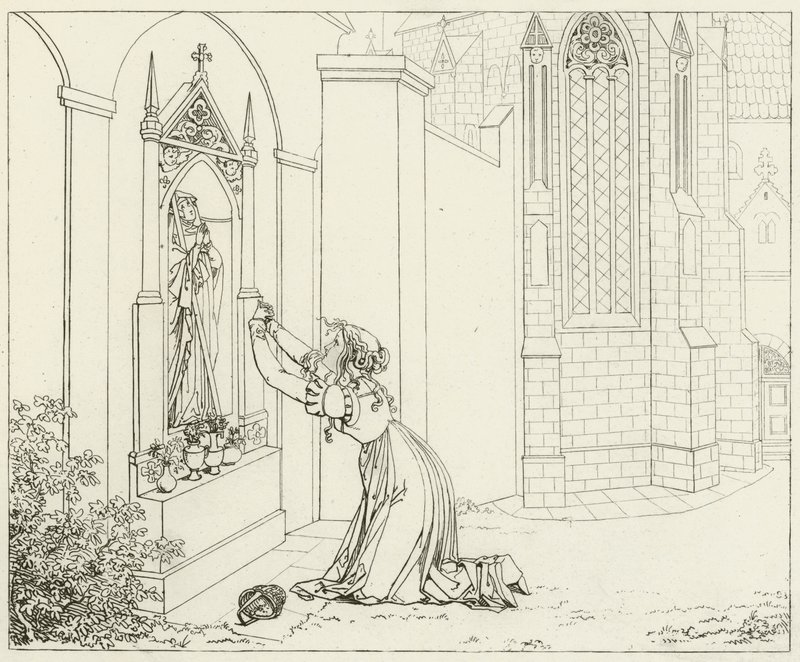 Illustration pour le Faust de Goethe - Friedrich August Moritz Retzsch