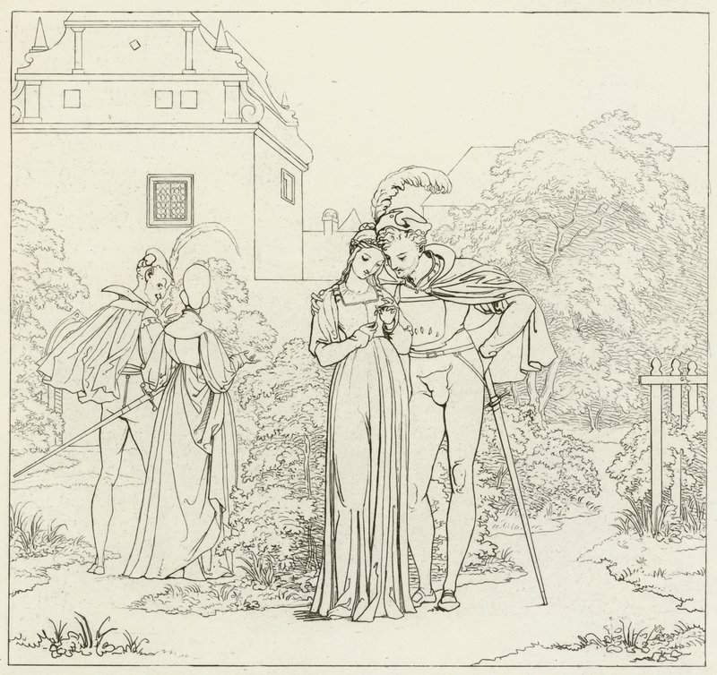 Illustration pour le Faust de Goethe - Friedrich August Moritz Retzsch