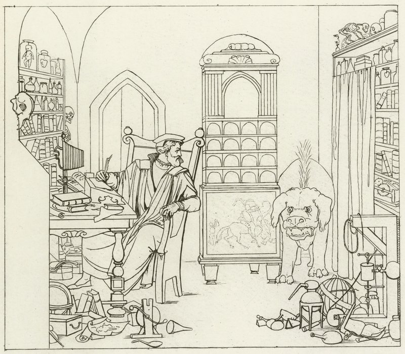 Illustration pour le Faust de Goethe - Friedrich August Moritz Retzsch