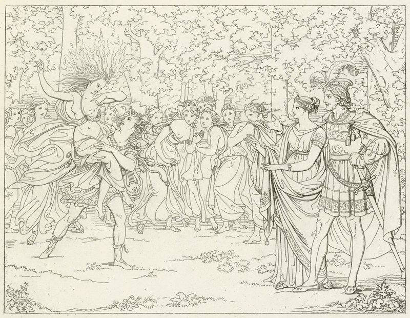 Illustration pour le Faust de Goethe - Friedrich August Moritz Retzsch