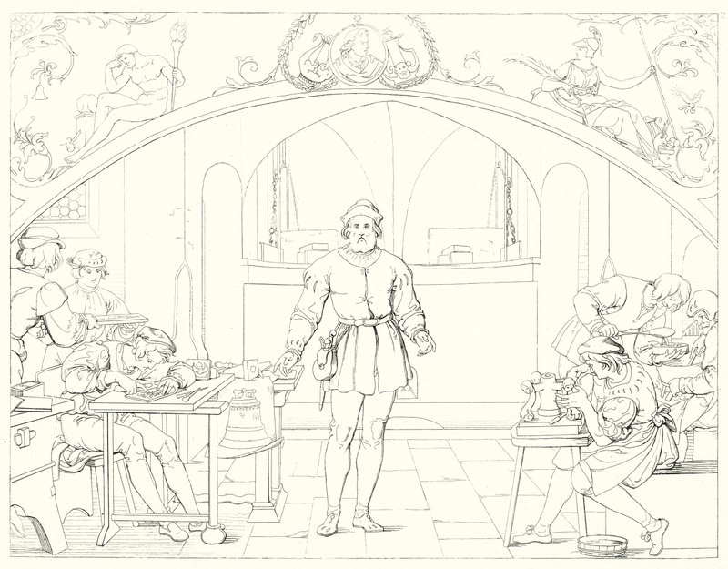 Illustration pour Le Chant de la Cloche de Schiller - Friedrich August Moritz Retzsch