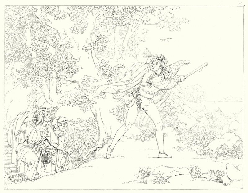 Illustration pour Le Chant de la Cloche de Schiller - Friedrich August Moritz Retzsch