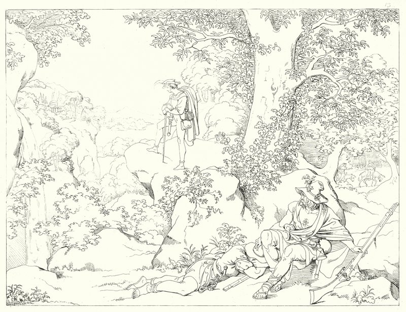 Illustration pour Le Chant de la Cloche de Schiller - Friedrich August Moritz Retzsch