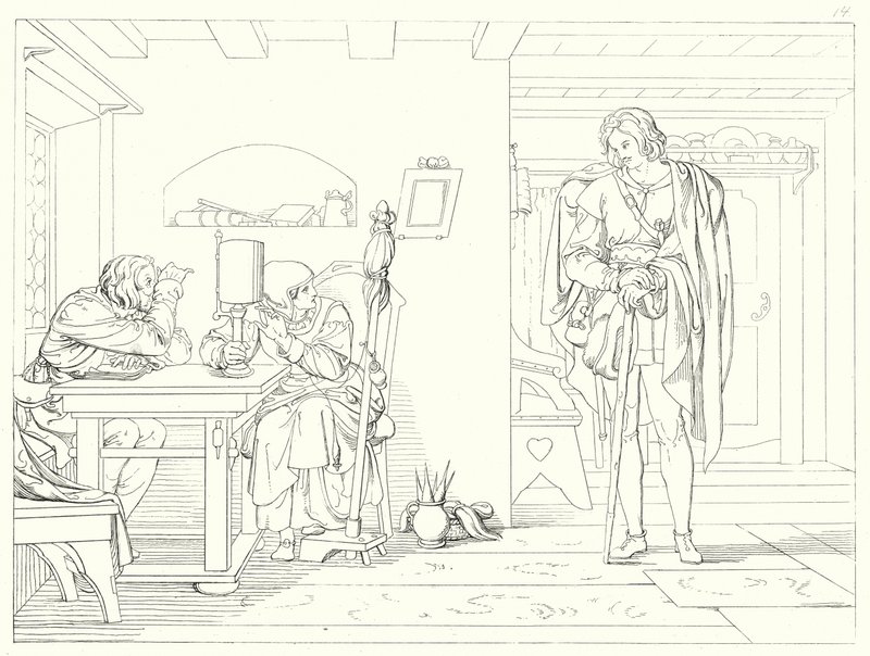 Illustration pour le Lied von der Glocke de Schiller, ou Le Chant de la Cloche - Friedrich August Moritz Retzsch