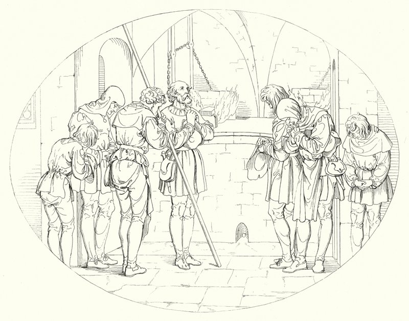 Illustration pour le Lied von der Glocke de Schiller, ou Le Chant de la Cloche - Friedrich August Moritz Retzsch