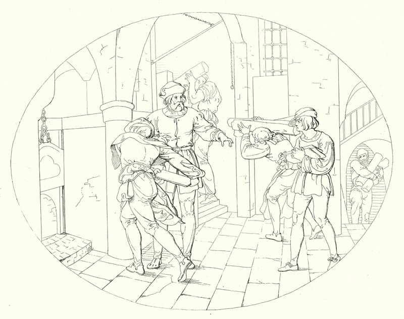Illustration pour Lied von der Glocke de Schiller - Friedrich August Moritz Retzsch