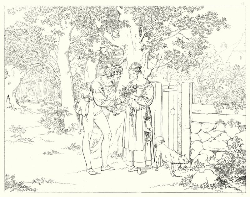 Illustration pour Lied von der Glocke de Schiller - Friedrich August Moritz Retzsch