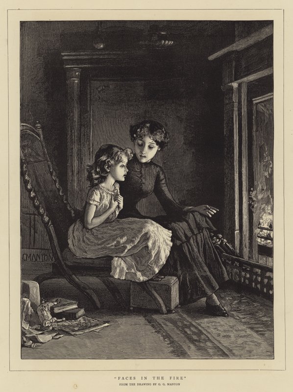 Visages dans le feu - G. Grenville Manton