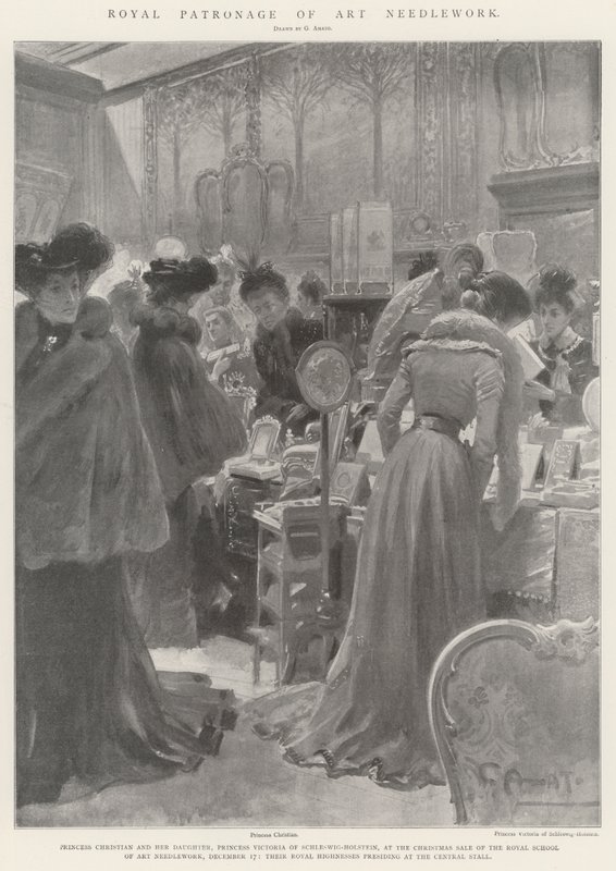Patronage royal de la broderie d