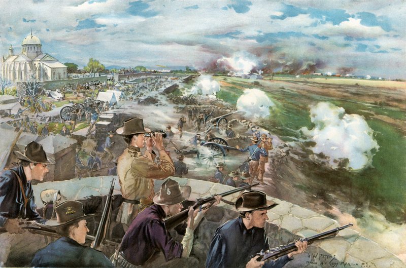 La Bataille avant Caloocan, 10 février 1899 - Vue de l