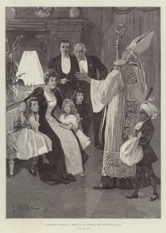 Noël en Hollande, arrivée de Saint-Nicolas, le Père Noël néerlandais - Gabriel Nicolet