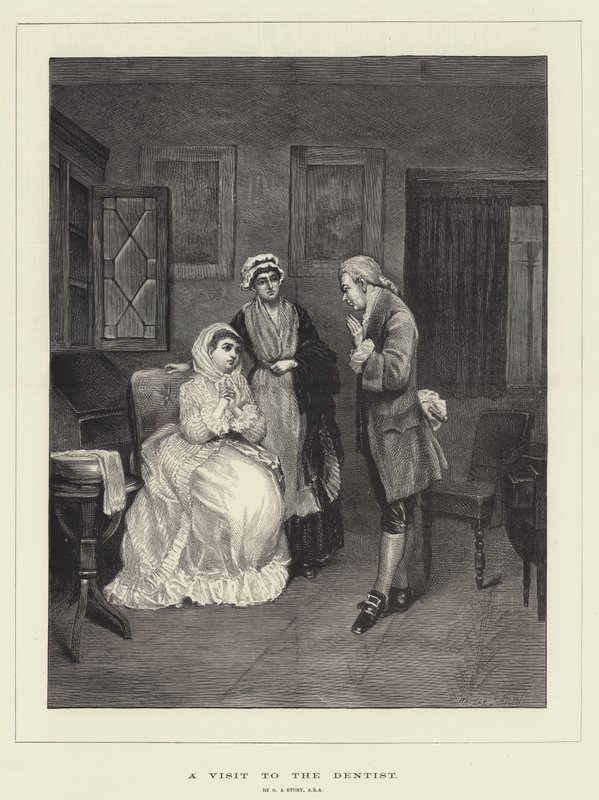 Une visite chez le dentiste - George Adolphus Storey