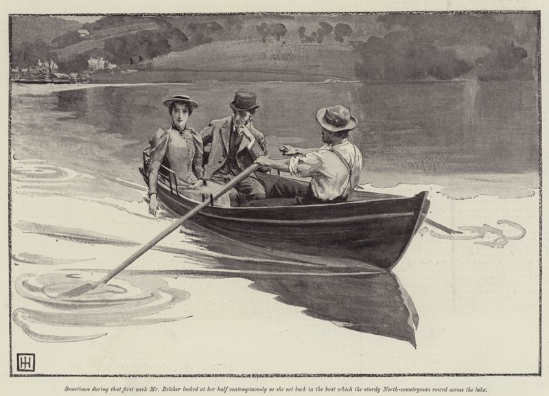 Illustration pour A Flash of Summer, par Mrs W K Clifford - George Percy Jacomb Hood