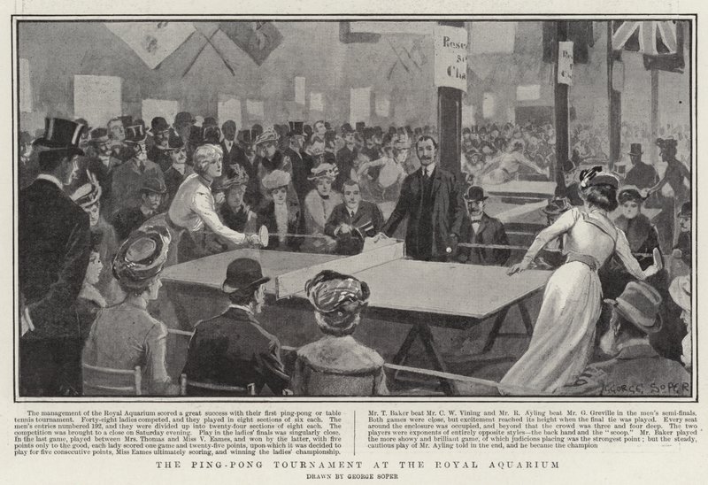Le tournoi de ping-pong à l