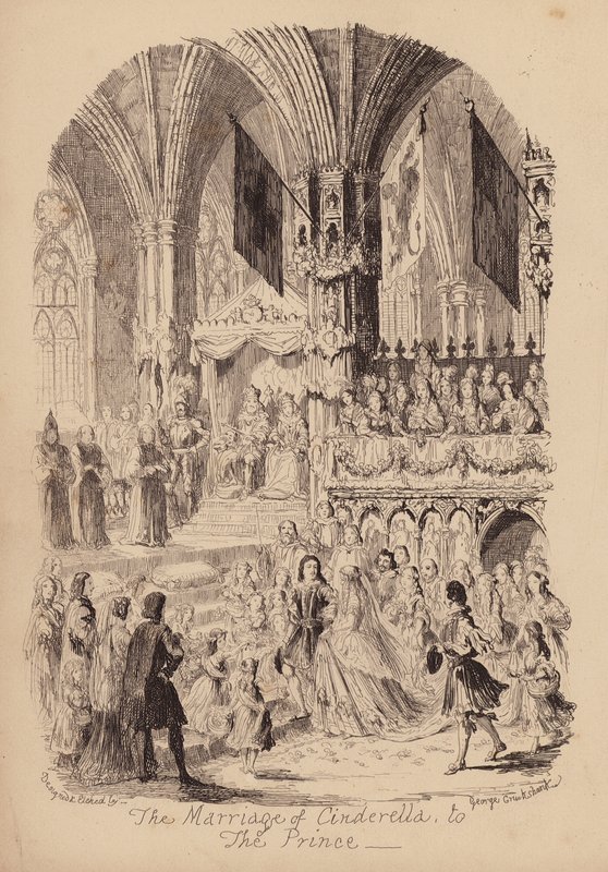 Cendrillon et la pantoufle de verre - George (after) Cruikshank