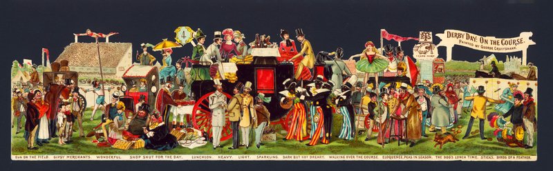Jour de Derby : sur le parcours - George (after) Cruikshank