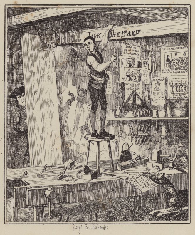 Illustration pour Jack Sheppard - George (after) Cruikshank