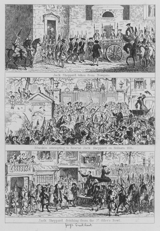 Illustration pour Jack Sheppard - George (after) Cruikshank