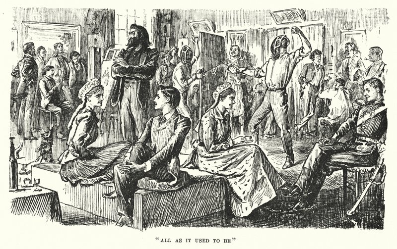 Illustration pour Trilby de George du Maurier - George (after) Du Maurier