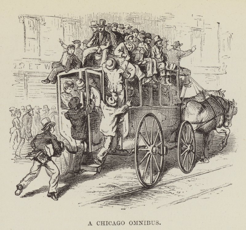 Un omnibus de Chicago - George Augustus Sala