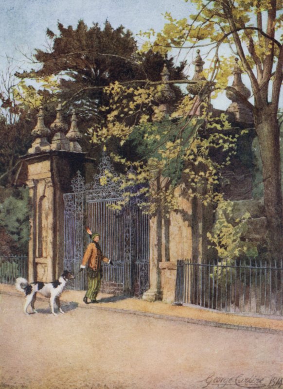 Oxford : Portes du Trinity College, Parks
