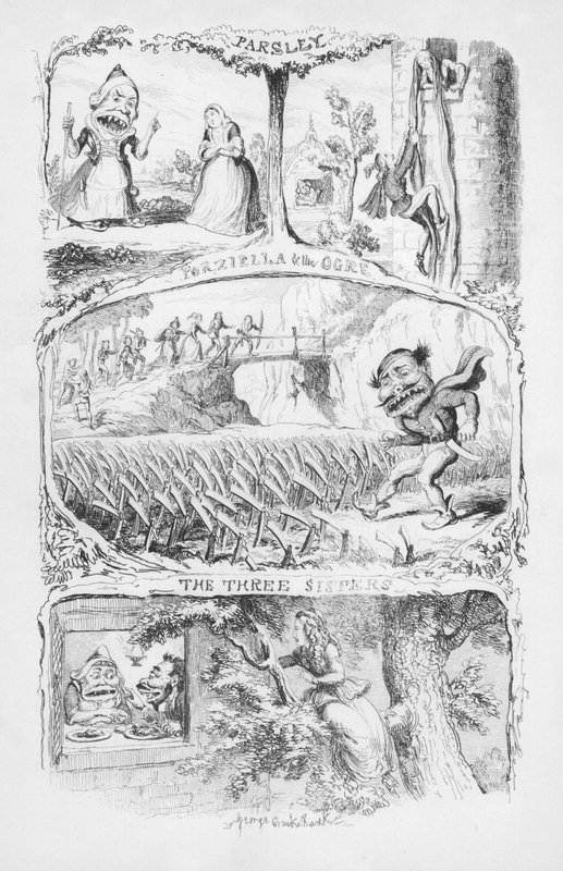 Illustration pour Le Pentamerone par George Cruikshank - George Cruikshank