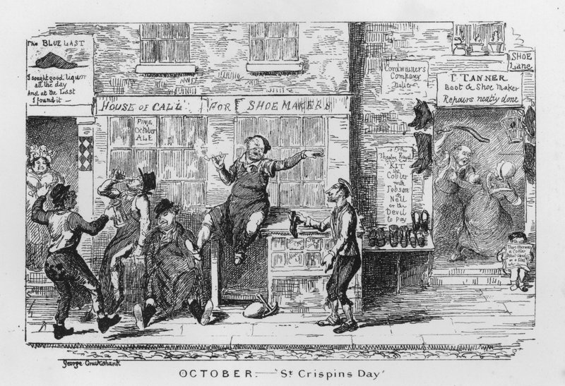 Le jour de la Saint-Crépin - George Cruikshank