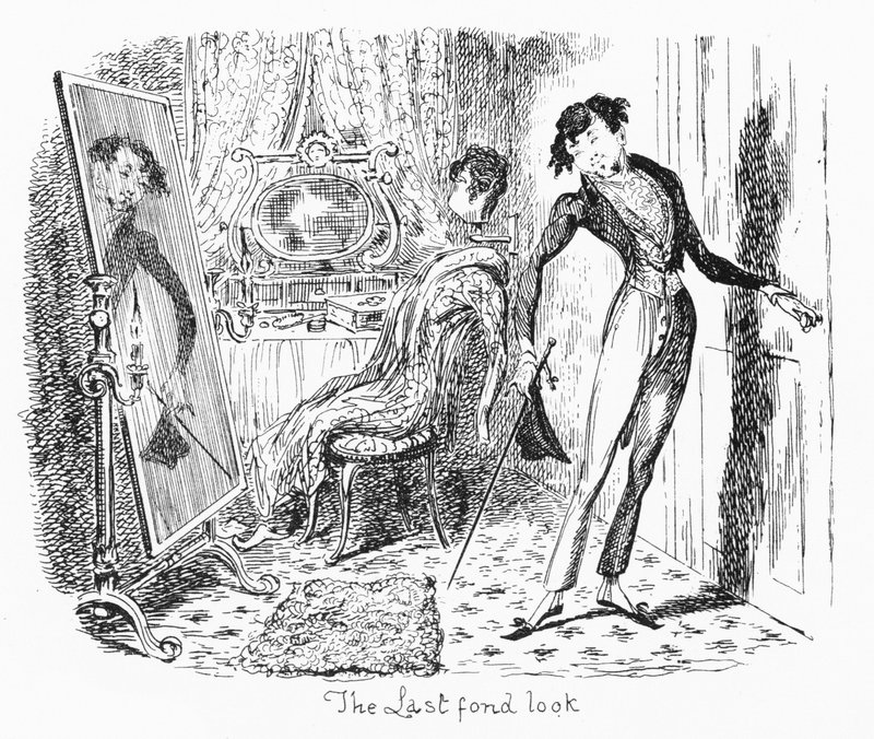 Le Dernier Regard Affectueux (gravure) - George Cruikshank