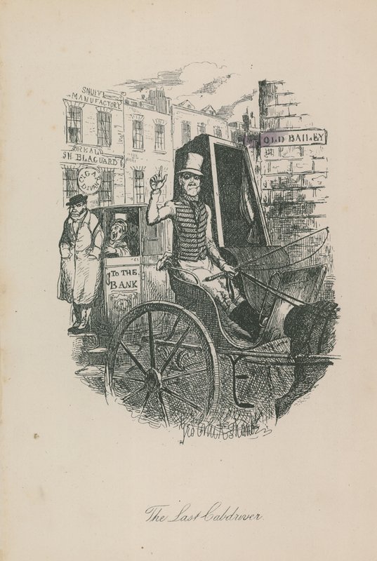 Le dernier cocher - George Cruikshank