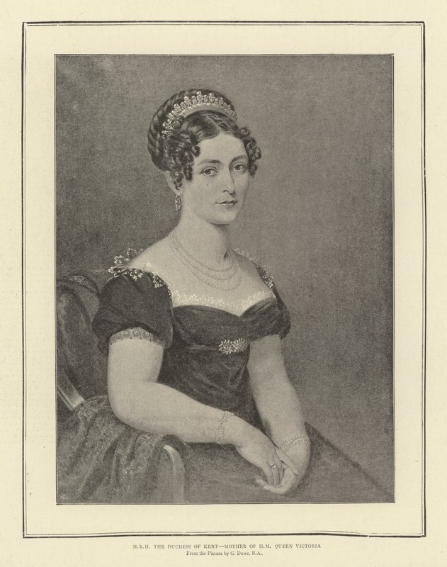 S.A.R. la Duchesse de Kent, mère de S.M. la Reine Victoria - George Dawe