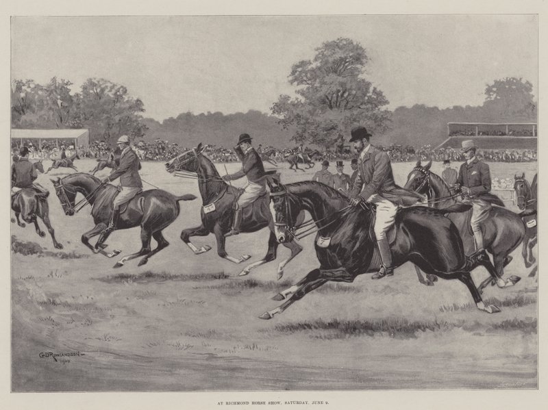 Au Concours Hippique de Richmond, samedi 9 juin - George Derville Rowlandson