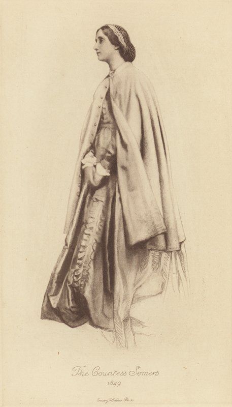 Virginia, Comtesse Somers - George Frederick (after) Watts
