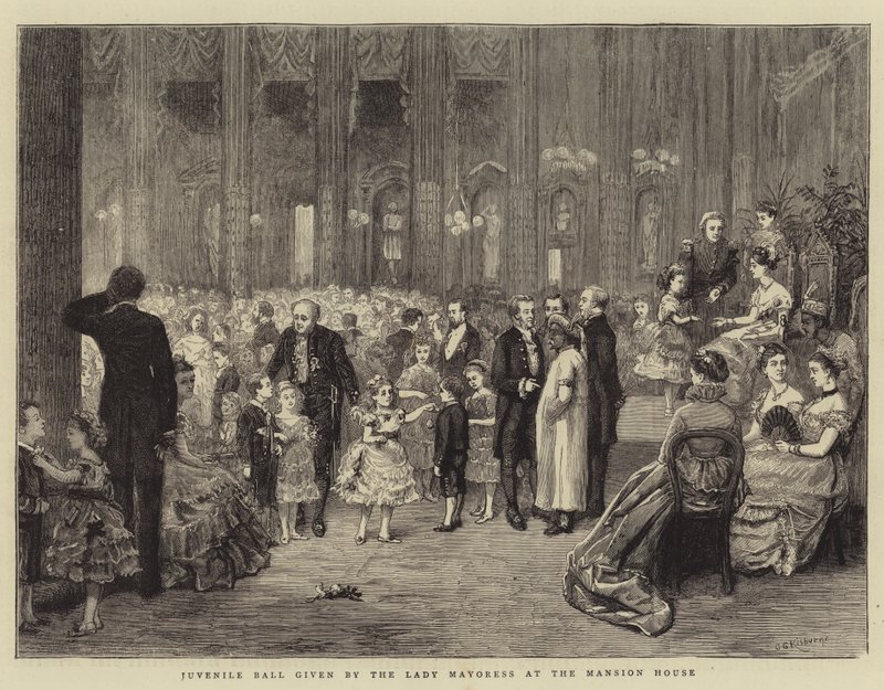 Bal des jeunes donné par la Lady Mayoress à Mansion House - George Goodwin Kilburne
