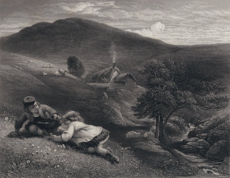 Illustration pour Auld Lang Syne de Robert Burns - George Harvey