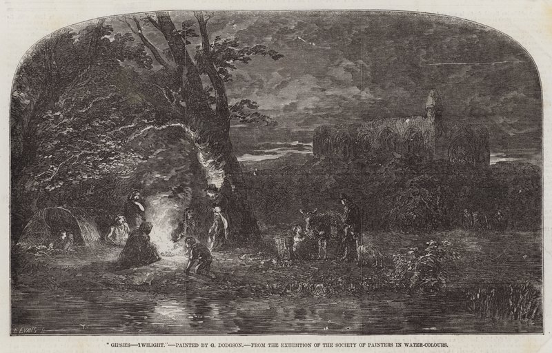 Gitans, crépuscule, de l