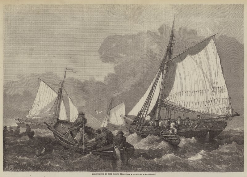 Pêche à la morue en mer du Nord - George Henry Andrews