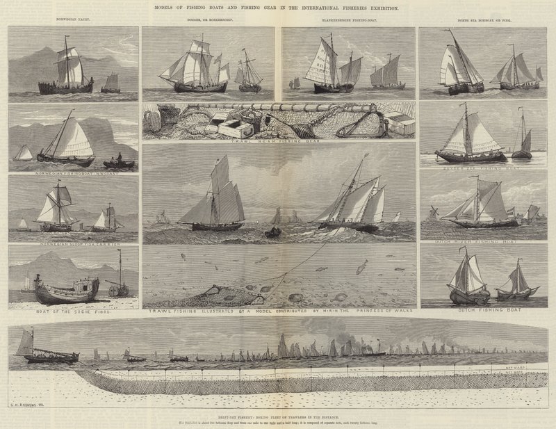 Modèles de bateaux de pêche et d