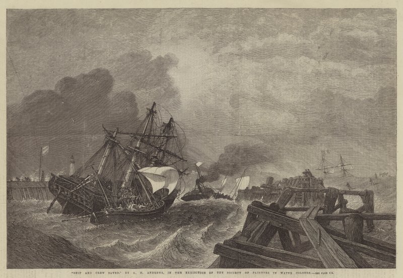 Navire et équipage sauvés - George Henry Andrews