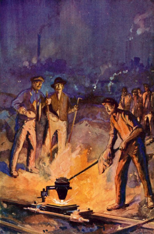 Soudage des rails par le procédé Thermit - George Henry Evison