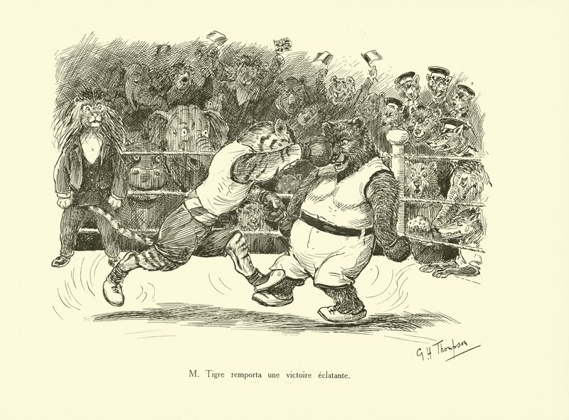 M Tigre remporta une victoire eclatante (litho) - George Henry Thompson
