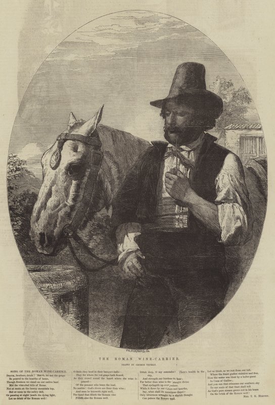 Le porteur de vin romain - George Housman Thomas