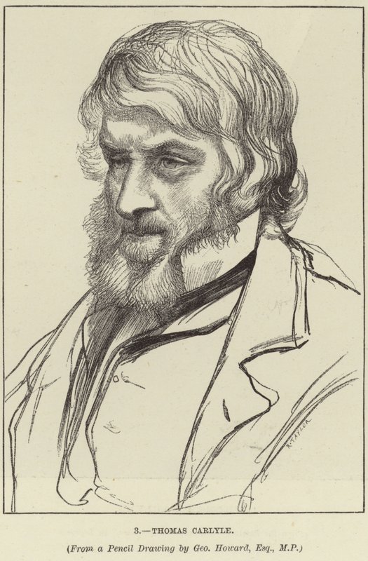 Portrait de Thomas Carlyle - George Howard