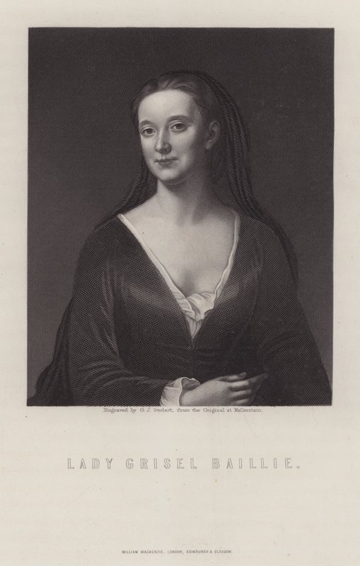 Lady Grizel Baillie, auteur-compositeur écossaise (gravure) - George J. Stodart