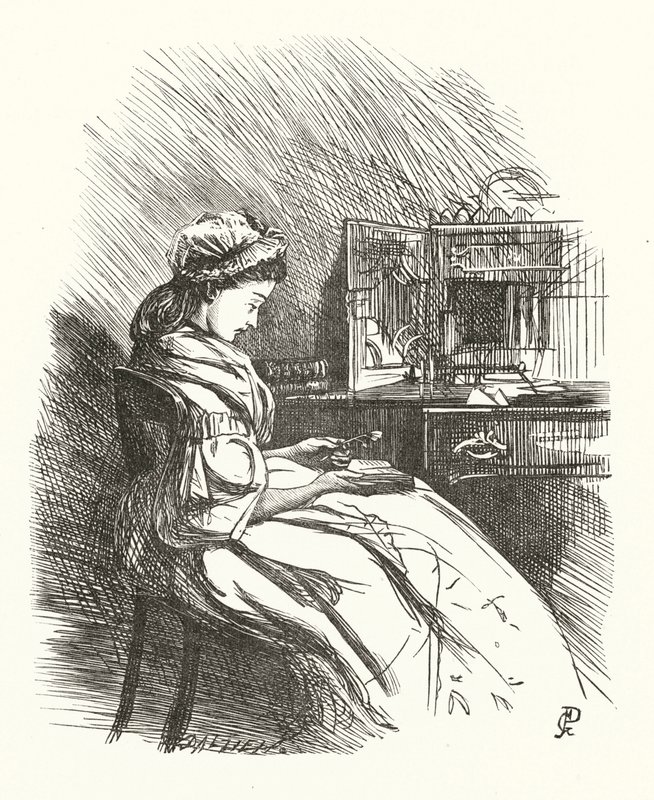 Illustration pour Stanzas on Woman - George John Pinwell
