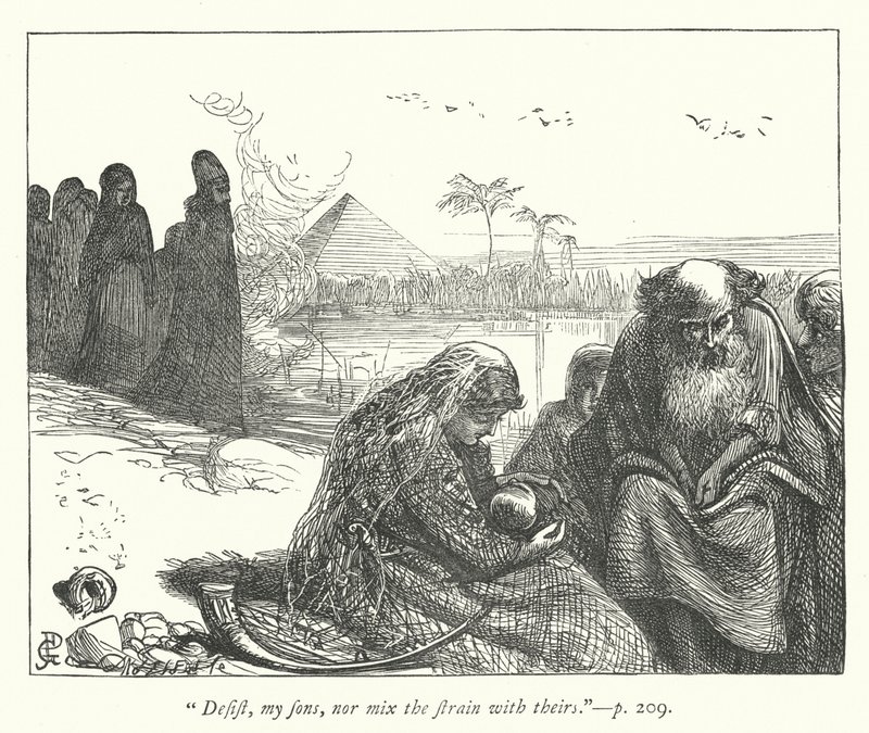 Illustration pour La Captivité - George John Pinwell