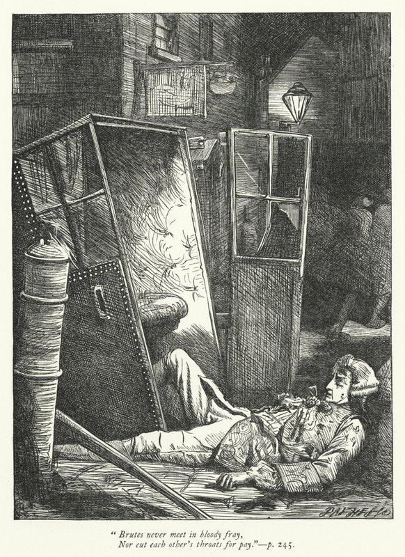 Illustration pour Les Logiciens Réfutés - George John Pinwell