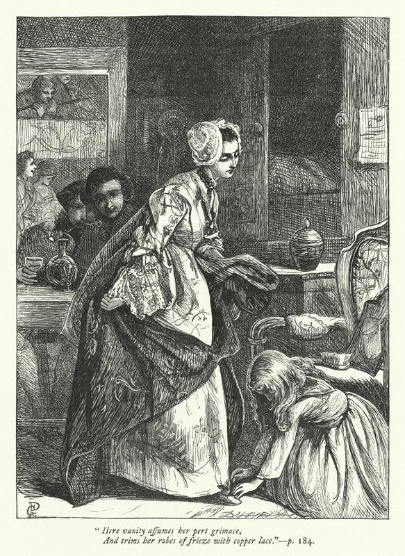 Illustration pour Le Voyageur - George John Pinwell