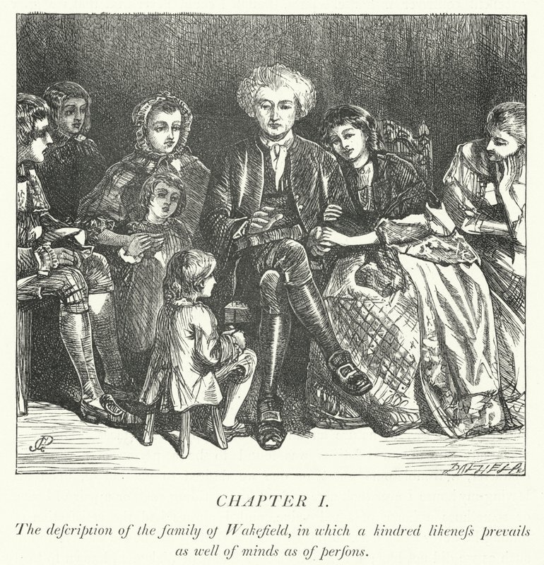 Illustration pour Le Vicaire de Wakefield - George John Pinwell