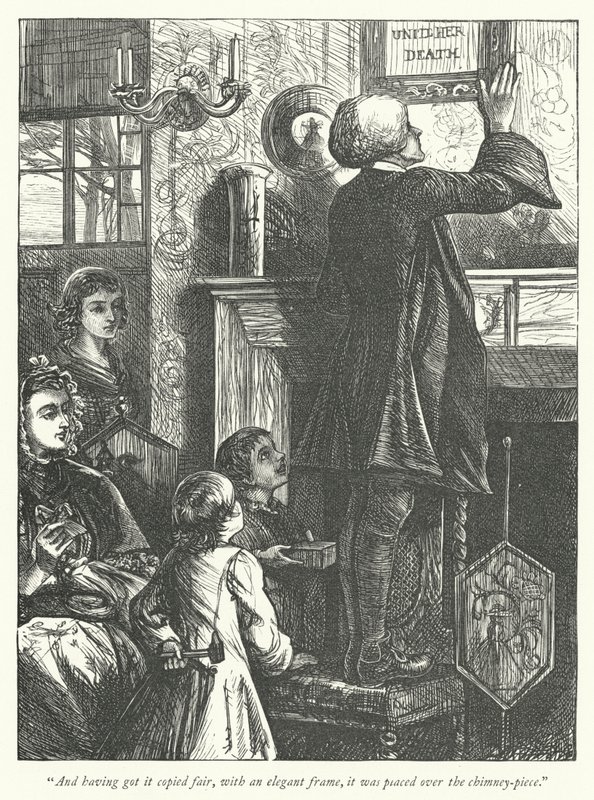 Illustration pour Le Vicaire de Wakefield - George John Pinwell
